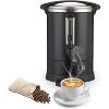 80‑Cup Coffee Urn, 12L/3.2‑Gal Double‑Wall Stainless Steel Coffee Maker for Buffet, Catering, Weddings & Events – Hot Water Dispenser - 2 of 4