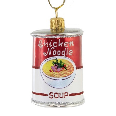 Holiday Ornament 2.5" Can Of Soup Chicken Noodle  -  Tree Ornaments