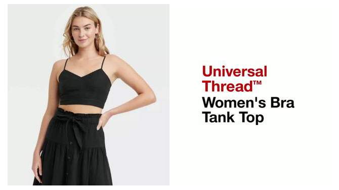 Women's Bra Tank Top - Universal Thread™ , 2 of 11, play video