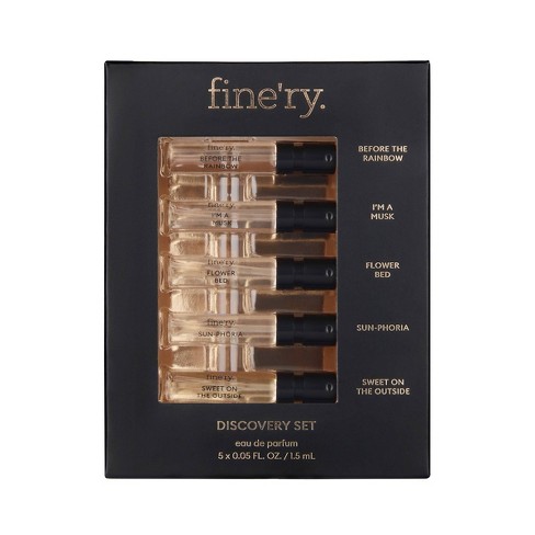 Fine'ry Edp Mini Fragrance Perfume Set - 5ct : Target