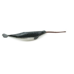 Collectible Wildlife Gifts | Whale, Narwhal, Unicorns of the Sea, Rubber Animal, Realistic Toy Figure, Model, Hand Painted, Gift,  3"    CH538 BB159 - 1 of 4