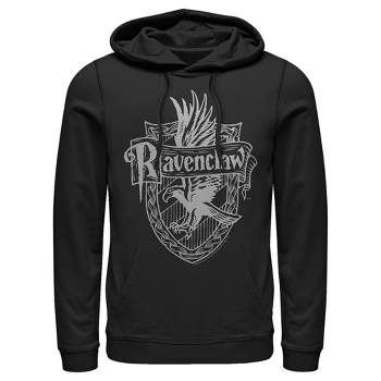Men's Harry Potter Ravenclaw Line Art Crest Pull Over Hoodie