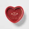 7oz Glossy Glaze Heart Shaped Ceramic roses red - Threshold™ - image 4 of 4