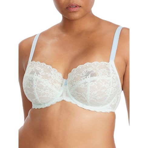 Bare Women's The Wire-free Front Close Bra With Lace - B10241lace 38c  Delicacy : Target