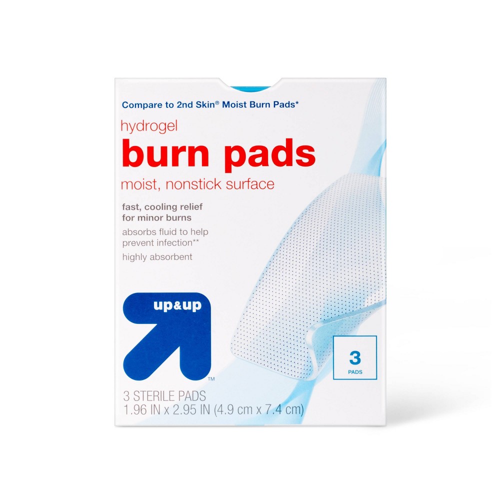 Burn Treatment Pads - 3ct - up & up