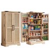 SinCiDo Pantry Cabinet, Kitchen Pantry Storage Cabinet, with Organizer and Adjustable Shelves, Bathroom Storage Cabinet, for Kitchen - 2 of 4