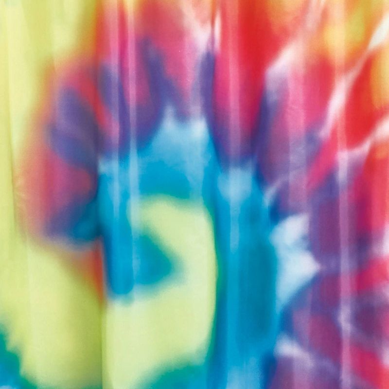 iDESIGN 72&#34;x72&#34; Tie Dye Fabric Bathroom Shower Curtain, 2 of 4