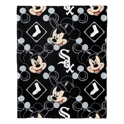 MLB Chicago White Sox Mickey Silk Touch Throw Blanket and Hugger