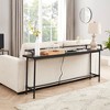 VECELO Narrow Console Table with Charging Station & Power Outlet - 4 of 4