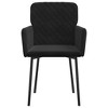 vidaXL Dining Chairs 2 pcs Black Velvet - 4 of 4