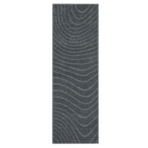 Vintage Soft Waves Rugs Non Slip Non Shedding Floor Carpet for Living Room Bedroom Nursery - 1 of 4