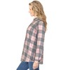 Woman Within Plus Size Classic Flannel Shirt - 4 of 4
