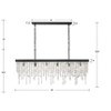 Crystorama Lighting Winham 6 - Light Chandelier in  Black Forged - 4 of 4