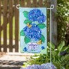 Welcome Home Hydrangeas Burlap Garden Flag - 2 of 2