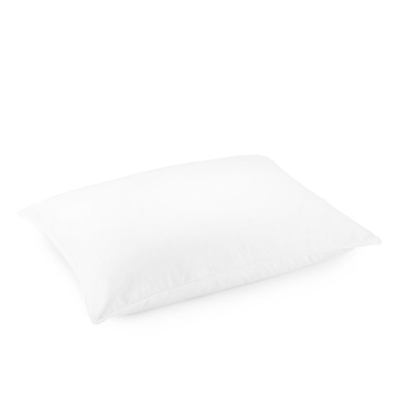 DOWNLITE Firm Density 230 TC 600 Fill Power White Goose Down Hotel Bed Pillow., 4 of 11