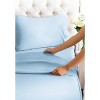 100% Cotton 400 Thread Count 4 Piece Sheet Set - Soft & Cozy Sateen Bed Sheets - CGK Linens - 4 of 4