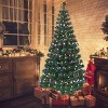 Costway Pre-Lit Fiber Optic Artificial Christmas Tree 280 Lights 7FT - 3 of 4