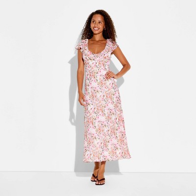Женские платья Wild Fable Women's Chiffon Ruffle Maxi Dress - Wild Fable™ Floral S — фото 2
