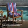 Honeycomb Outdoor Midback Dining Chair Cushion - image 2 of 4