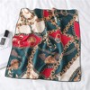 Anna-Kaci Women's Chain Print Satin Scarf with Luxury Inspired Design 20×20 Inches - 2 of 3