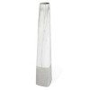 HomeRoots 40" White Faux Marble Tapered Ceramic Floor Vase - 4 of 4