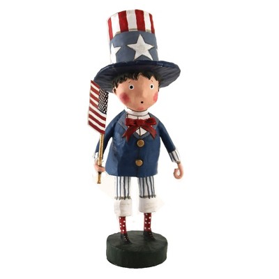 Lori Mitchell 7.0" Yankee Doodle Boy Americana Usa Flag July 4Th  -  Decorative Figurines