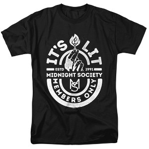 Are You Afraid Of The Dark? Midnight Society Members Only Adult T-Shirt Black - 1 of 4
