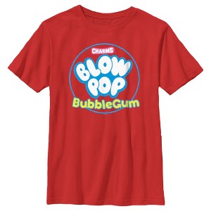 Boy's Blow Pop Bubble Gum Emblem T-Shirt - 1 of 4