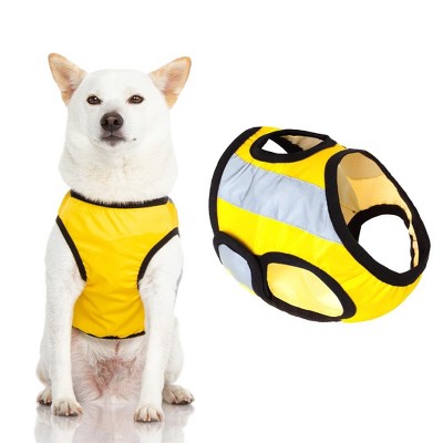 Gooby Safety Vest Reflective Pullover Dog Vest for Small to Medium Dogs