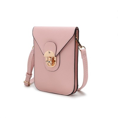 MKF Collection Havana Smartphone Crossbody Bag Vegan Leather Phone Holder Accessory by Mia K