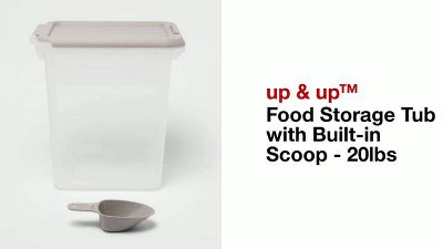 Rubbermaid Pets Scoop'n Store Pet Food Storage Container (45 lbs