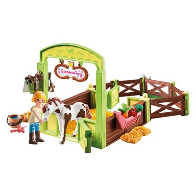 playmobil lucky and spirit with horse stall