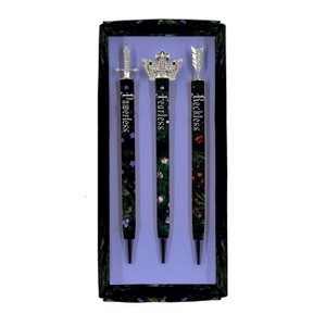 Lauren Roberts: Powerless Trilogy Pen Set (Set of 3) - (The Powerless Trilogy) by  Insight Editions (Hardcover) - 1 of 1
