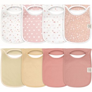 KeaBabies 8-Pack Hallo Baby Drool Bibs , Baby Bibs for Boys, Girls, Pull-on Bibs for Baby Boy, Baby Girl, Baby Bib Unisex - 1 of 4