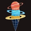 Men's Design By Humans Space-Time Cone-Tinuum By TenkenNoKaiten T-Shirt - 2 of 4