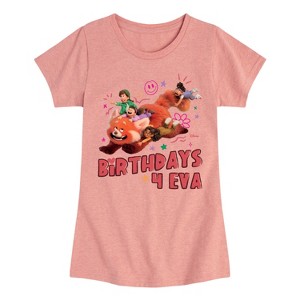 Girls' - Disney - Celebration Fitted Short Sleeve Graphic T-Shirt - 1 of 4