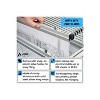 AdirOffice Hanging Blueprint Clamp Holder 26" Silver Aluminum 12/Pack (ADI6026-2) ADI6026--2 - 3 of 4