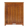 Oceanstar Solid Wood Spa Hamper - 3 of 4