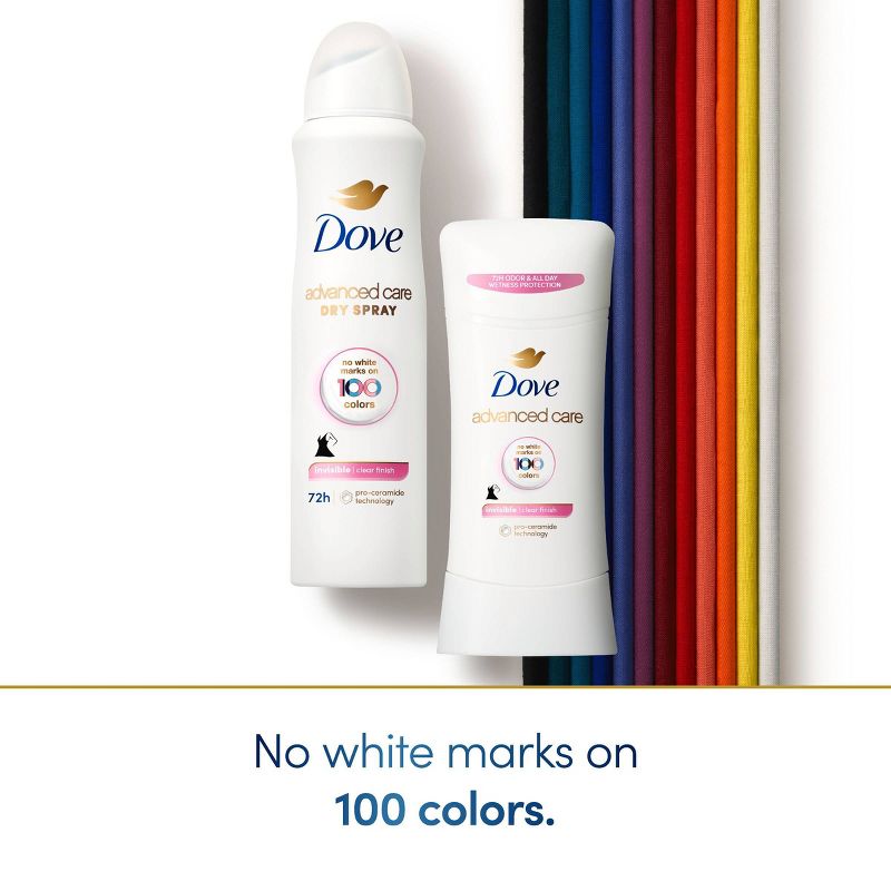 Dove Beauty Advanced Care Clear Finish 48-Hour Women&#39;s Antiperspirant &#38; Deodorant Dry Spray - 3.8oz, 6 of 9