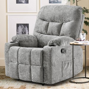Lirago Oversized Recliner Chair for Living Room Bedroom Large Tall Adults 350 lbs Weight Capacity Swivel Rocker Recliner 3 Modes Easy Assembly - 1 of 4