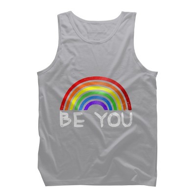 Adult Design By Humans Be You Rainbow Pride By Chos Tank Top