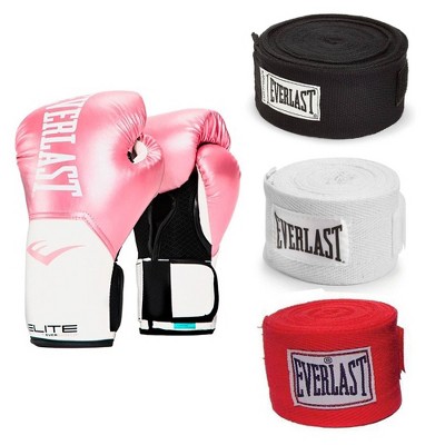 boxing gloves and wraps