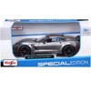 2017 Chevrolet Corvette Grand Sport Gray Metallic 1/24 Diecast Model Car by Maisto - 3 of 3