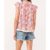 Women's Viola Floral Medallion Top - Another Love - 3 of 4
