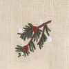 Park Designs Tannenbaum Holiday Tan Napkin Set Of 4 - 3 of 4