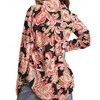 Women's Vintage Paisley Print Button-up Blouse - umgee - 2 of 3