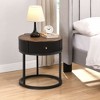 NicBex Modern 31.5" Round Coffee Table with Storage Drawers for Living Room and Office - 3 of 4