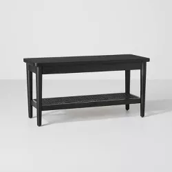 Wood & Cane Accent Bench - Hearth & Hand™ with Magnolia