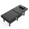 Dolonm 75" Wide -Beauty Salon Beauty Bed Modern Massage Bed,square leg iron frame structure - No adjustable backrest - 3 of 4