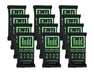 R.e.d.d. Mint Chocolate Energy Bar - 12 bars, 2.2 oz